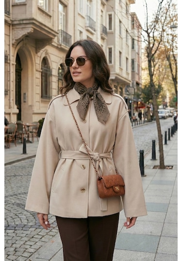Lela Bayan Trençkot 6927651 Taş Taş