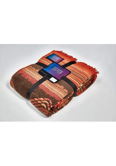 Aksu Silver Collection Çift Kişilik Pamuklu Battaniye Mayori