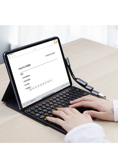 Konesam Type-c Çevirici Hub: Usb 3.0 + 2x Usb 2.0, 4-üç-1 Bölücü, Telefon/laptop/ipad Uyumlu, Alüminyum-abs, Gri