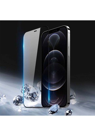 Dux Ducis Iphone 12 Pro Max 6.7Inç Tempered Cam Ekran Koruyucu 1 Siyah