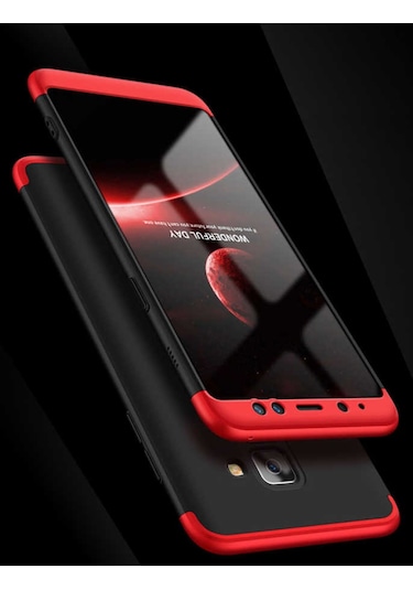 Samsung Uyumlu Galaxy A8 Plus 2018 Kılıf Zore Ays Kapak Mavi