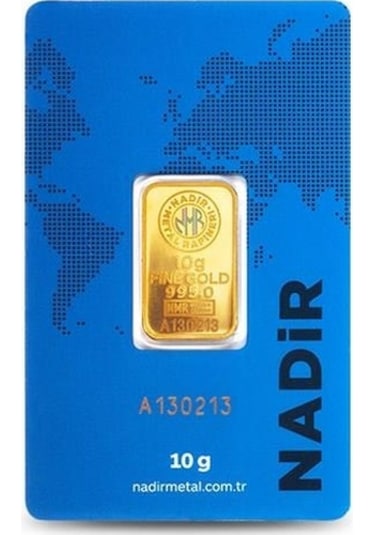 Agakulche Nadir 24 Ayar Külçe Altın 10 G