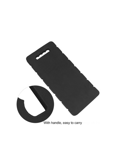 Xiyyadms Eva Materyalli Sırtlı Bahçe Diz Koruyucu - Su Geçirmez, Temizlenmesi Kolay, Çok Amaçlı 45x21x2 Cm, Siyah