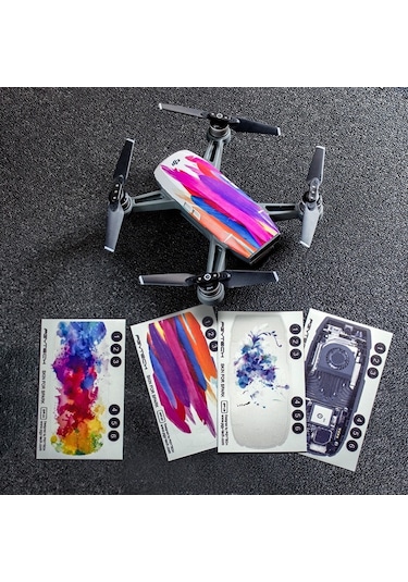 Pgytech Skin Spark için 4'lü Çıkartma Seti (d4/d7/d8/tr)