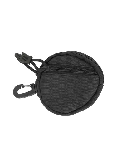 Hangfox Erkek Spor Tipi Kanvas Cüzdan, Çok Amaçlı Anahtar Kılıfı, Yüksek Kapasiteli, Düşme Engellli, Siyah Renk