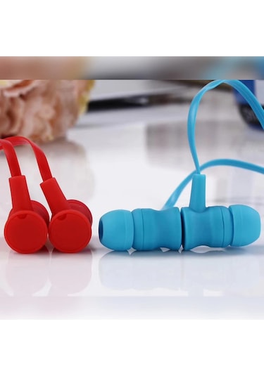 Ilkeshop Karler Bass Kr-207 Mıknatıslı Kablolu Kulaklık - Mavi