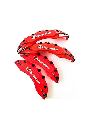 Nissan Uyumlu Brembo Kırmızı Kaliper Kapağı 4 Parça Ön Arka Set