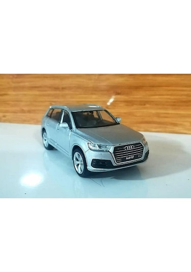 Welly Audı Q7 1/36 Ölçek Gri Çek Bırak Metal Model Araba