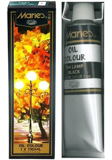 Maries Yağlı Boya 170 Ml Lamp Black Lamba Siyahı 794