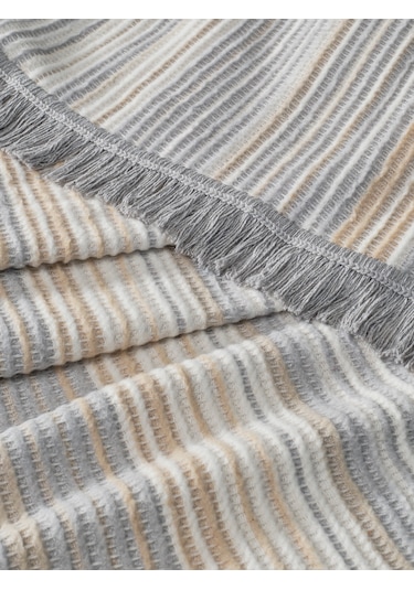 Vicuna Home Softy Pamuklu Tv Battaniyesi -gri