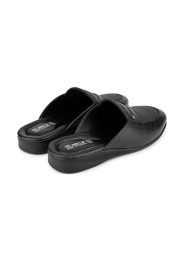 Muya Lengva Anatomik Taban Erkek Ev Terliği Siyah