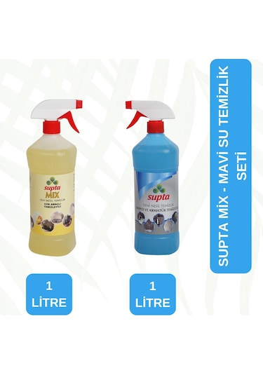 Supta Mix Mavi Su Genel Temizlik Seti 2 x 1 L