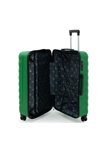 Babil Lüx Abs Büyük Boy Valiz 75 Cm Yeşil