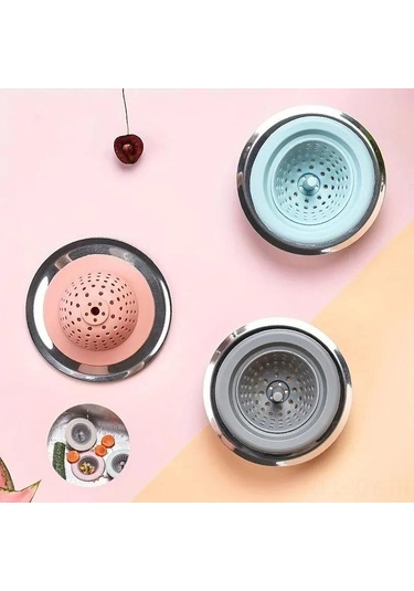 Youmex Mutfak Lavabo Tıkanıklığını Önleyen 11 Cm Filtre - Saç Ve Gıda Artıklarını Tutar, Akışı Kolaylaştırır Yeşil