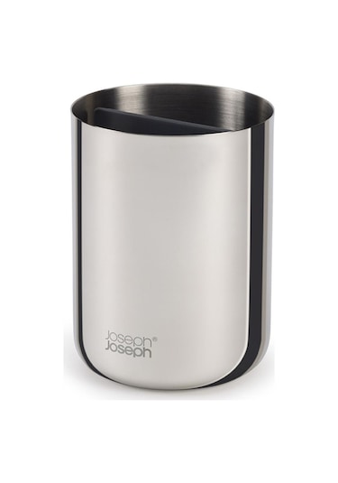 Joseph Joseph Easystore Luxe Diş Fırçalık Caddy Çelik Gümüş