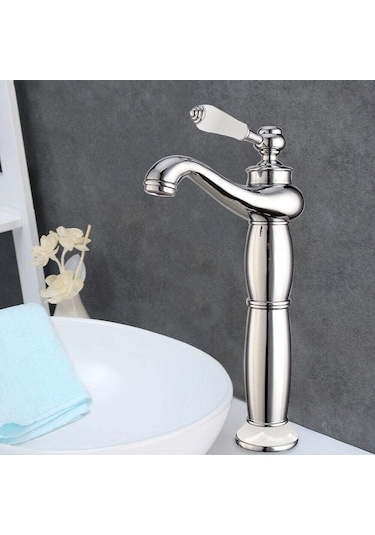 Fause Yüksek Çanak Rustik Lavabo Bataryası Vintage Ksl100