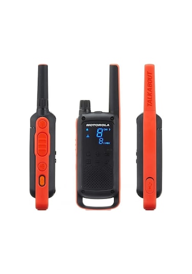 Motorola Tlkr-t82 10 Km Siyah Pmr El Telsizi 2'li Paket