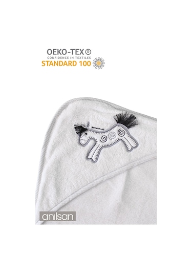 Anılsan Pamuk Bebek Kundak Havlusu - Sevimli At Desenli Yumuşak Bebek Havlusu Seçenekleri Yenidoğan