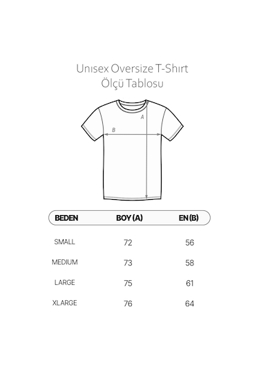 Velvoria Unisex Oversize Beyaz Campfire T-shirt