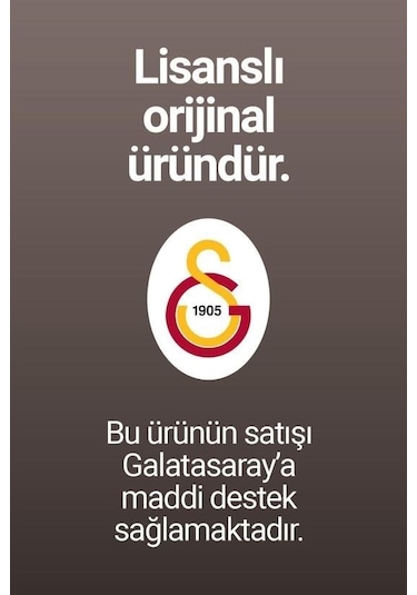 Galatasaray Orijinal Lisanslı Uzun Kol Bebek Body Zıbın Hediyelik Ahşap Kutulu Kırmızı - Sarı