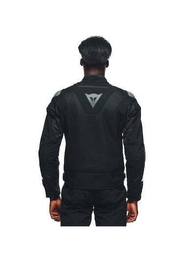 Dainese Energyca Air Black Fluo Red Tekstil Mont Siyah