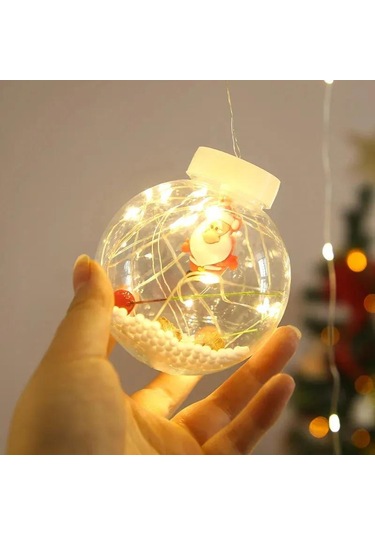 Xindoker Noel Led Işık Zinciri, Santa/snowman/ağaç Şekilli, Islak Isı Beyazı, Usb, 3m, Ip54, Bahçe/patiye Uygun