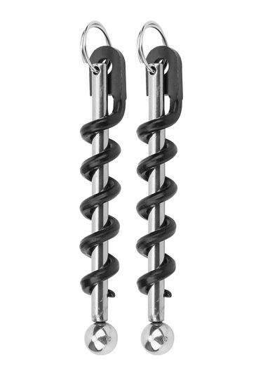 2 Adet Siyah Taşınabilir Paslanmaz Çelik Şarap Bira Şişe Açacağı Tirbuşon Mutfak Aksesuarları Diğer