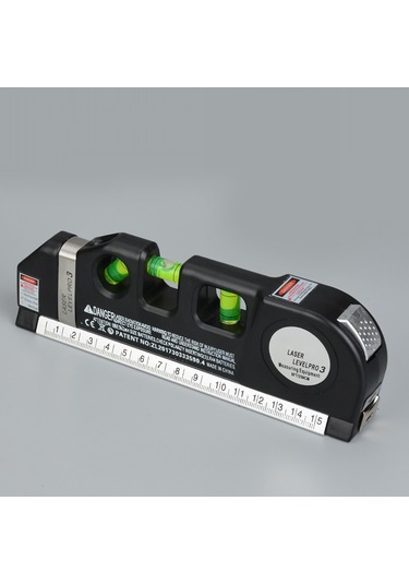 Xindoker Plastik Ve Metal Levha Lazer Seviye Cihazı - 3 Seviye Modu Yatay, Dikey, Çapraz Ve Balon Seviyesi İle Ahşapçılık Ve İnşaat Ölçümleri