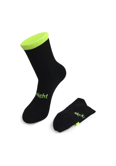 Mavi Bisiklet Çorapları Nem Emici Bisiklet Çorapları Boyutu 7-12 Mavi