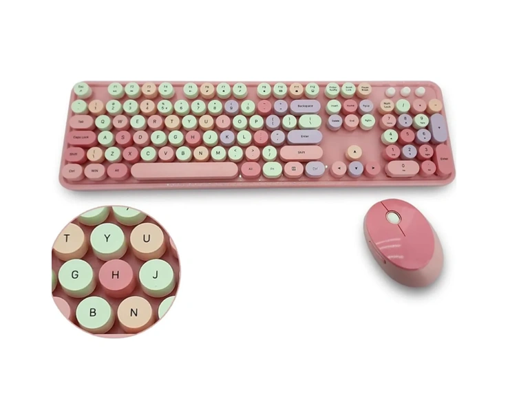 Mofii Pembe Sweet Dm Combo Klavye Mause Set