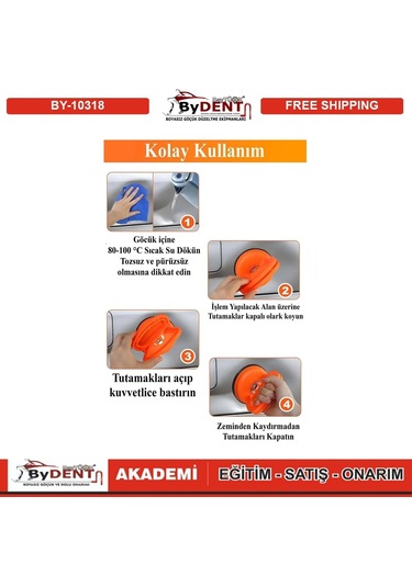 Pdr Boyasız Göçük Düzeltme Saplı Vantuz