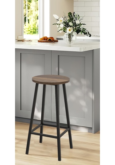 Esyala Riva 2'li Tabure Barok Siyah