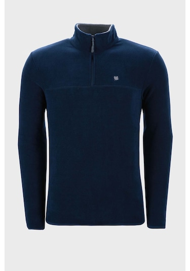Buratti Slim Fit Anti-Pilling Tüylenme Yapmayan Bato Yaka Kışlık Şardonlu Erkek Polar 5906001 Lacivert Buratti Slim Fit Anti-Pilling Tüylenme Yapmayan Bato Yaka Kışlık Şardonlu Erkek Polar 5906001 Lacivert