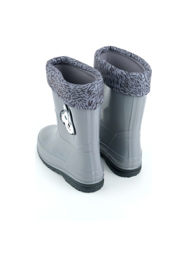 Gezer Erkek Çocuk Kışlık Pvc İçi Sıcak Astarlı Su Geçirmez Yağmur Bot Çizme Gc2kfm.00685.00.019.j16 Gri