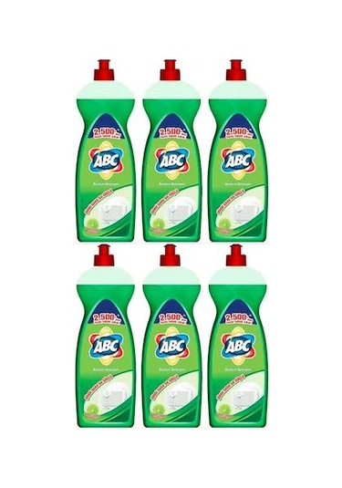 ABC Misket Limonu Kokulu Sıvı Bulaşık Deterjanı 6 x 685 G