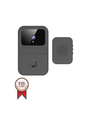 Torima D9 Siyah Akıllı Su Geçirmez Kablosuz Kapı Zili