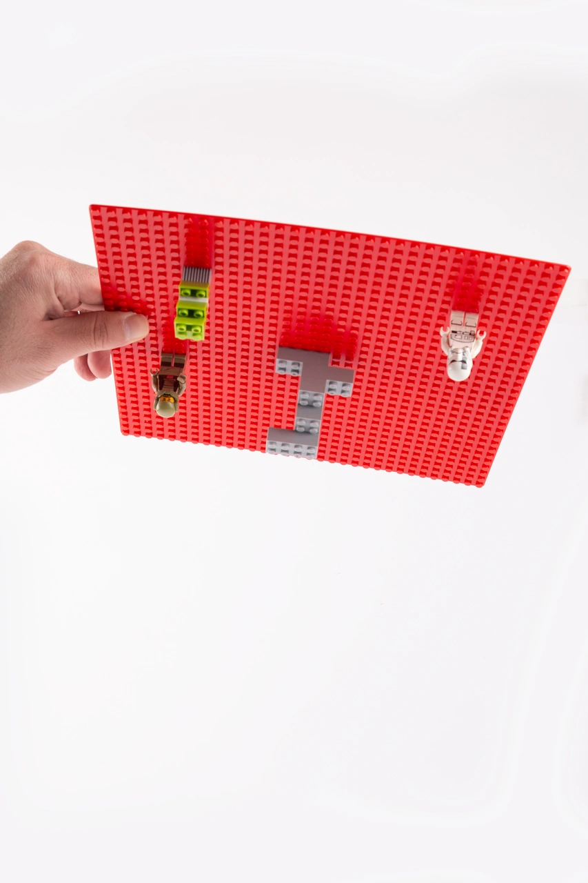 Classic Kırmızı Plaka, Yapı Taşı Zemin, 3+ Yaş, 1 Parça, 25x25cm, Bpa Free, Eğitici Oyuncak, Yaratıcı Öğrenme