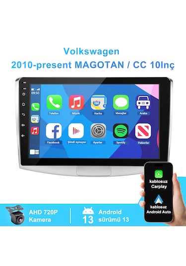 Volkswagen Passat B7/b6 2005-2014yıl 4gb Ram 64gb Rom Multimedya