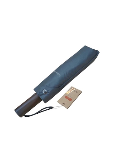 Parachase Premium Aerodinamik Kavrama Tam Otomatik Özel Şemsiye - Gri - Özel Kılıflı Gri