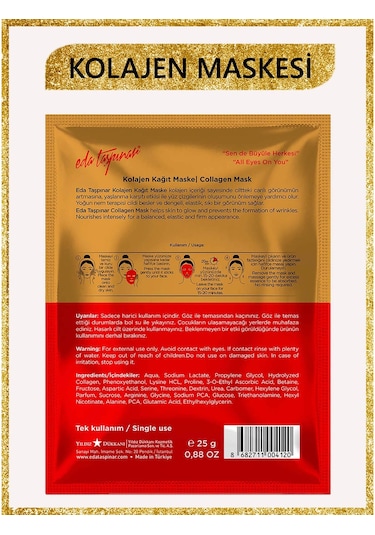 Eda Taşpınar Kolajen Maskesi 25 G