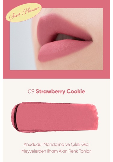 Clio Chiffon Mood Lip 09 Strawberry Cookie