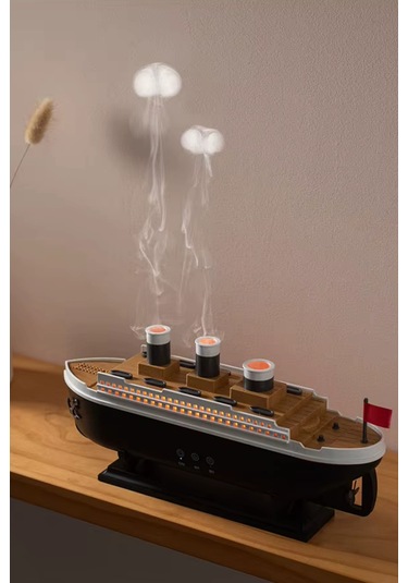 Blackbird 299 Dekoratif Titanic Gemi Aroma Difüzör & Nemlendirici 250 Ml Uzaktan Kumandalı, Zaman A