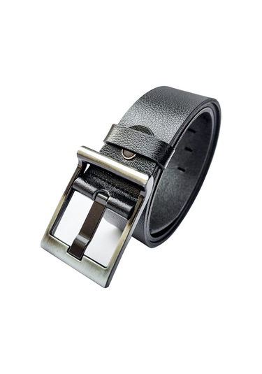 RİCH SMİTH %100 HAKİKİ DERİ ERKEK SPOR SİYAH KAMBUR TOKA KEMER 4