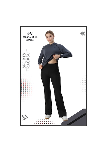 Kadın Spor Eşofman Takım İspanyol Paça Çift Cepli Alt &kapüşonlu Kanguru Cepli Üst Antrasit 3053 Antrasit Kadın Spor Eşofman Takım İspanyol Paça Çift Cepli Alt &kapüşonlu Kanguru Cepli Üst Antrasit 3053 Antrasit