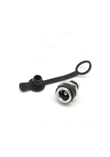 Agoodshop Fildişi Tarzı 1 Parça Adet 5.5 X X Dc Güç Jak Soketi Kaynağı Dişi Panel Montajlı Konnektör