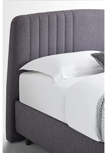 Yataş Bedding Canto Baza, Silver Başlık Çift Kişilik 2'li Set 150x200 - Antrasit