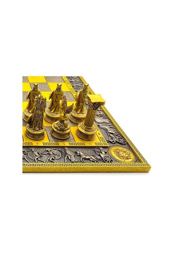 Veronese El Boyama Mitolojik Tanrıça Taşlı Satranç Seti