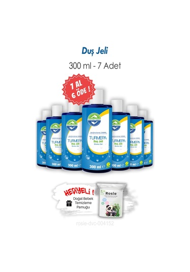 7 Al 6 Öde Turmepa Duş Jeli 300 Ml Ve Rosıe Aloe Vera