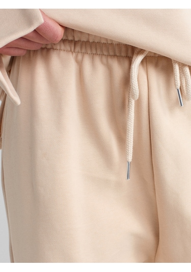 Dilvin 70458 Basic Jogger Pantolon- Açık Bej