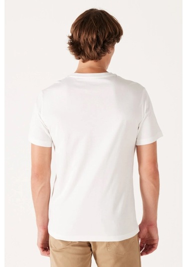 Wrangler Lightweight Ss 3color Log Beyaz Erkek Kısa Kol T-shirt Beyaz